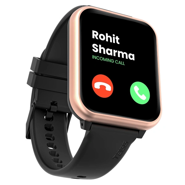 TAGG Engage II Calling Smartwatch with Curved Display - Gold Black - Gold Black