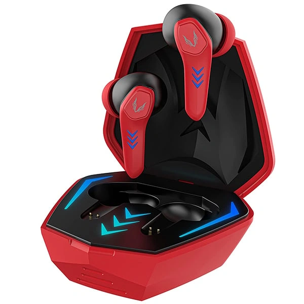 TAGG Rogue 100GT Truly Wireless Gaming in Ear Earbuds - Red - Red
