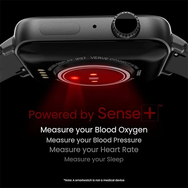 TAGG Verve Connect Ultra 1.78 AMOLED Display Bluetooth Calling Smartwatch - Grey - Grey