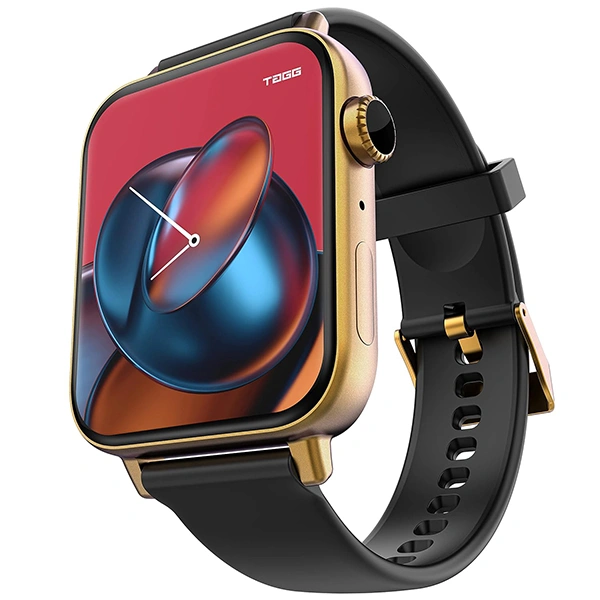 TAGG Verve Connect Ultra 1.78 AMOLED Display Bluetooth Calling Smartwatch - Gold Black - Gold Black