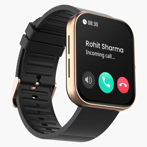 TAGG Verve Max Buzz 1.81inch High Res Display Smartwatch - Gold Black - Gold Black