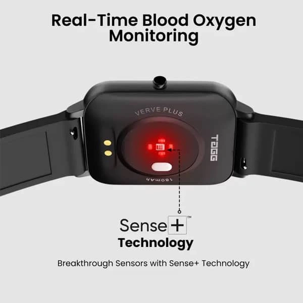 TAGG Verve Plus Smart Watch - Silver - Silver