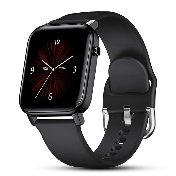 TAGG Verve Smartwatch with Real Time Heart Rate Tracking - Black - Black
