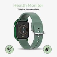 TAGG Verve Smartwatch with Real Time Heart Rate Tracking - Black - Black
