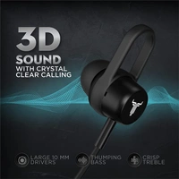 Tarbull Vibe 340 Bluetooth Wireless Earphones with Mic - Black &amp; Yellow - Black & Yellow