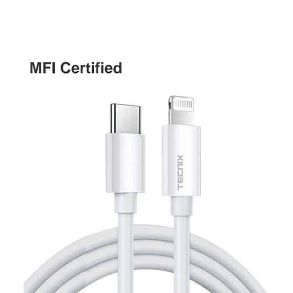Tecnix USB C to Lightning Cable