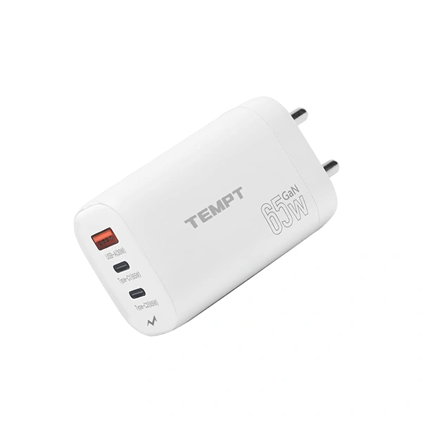 Tempt Alpha 3 Ports 65W Adapter - Army Blue, Army Green
