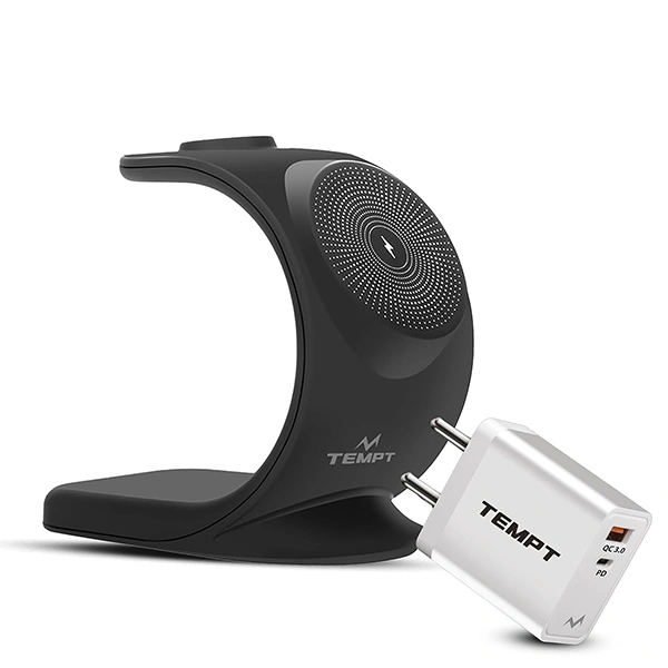 Tempt Arc Wireless Charger - Army Blue, Army Green