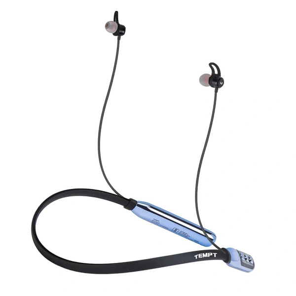Tempt Bounce Neckband - Black Blue - Black Blue