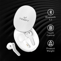 Tempt Glider True Wireless Earbuds - White