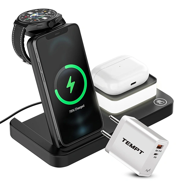 Tempt Lumina Wireless Charger - Army Blue, Army Green