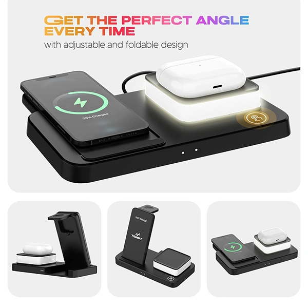 Tempt Lumina Wireless Charger - Army Blue, Army Green