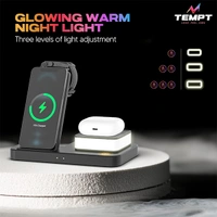 Tempt Lumina Wireless Charger - Army Blue, Army Green