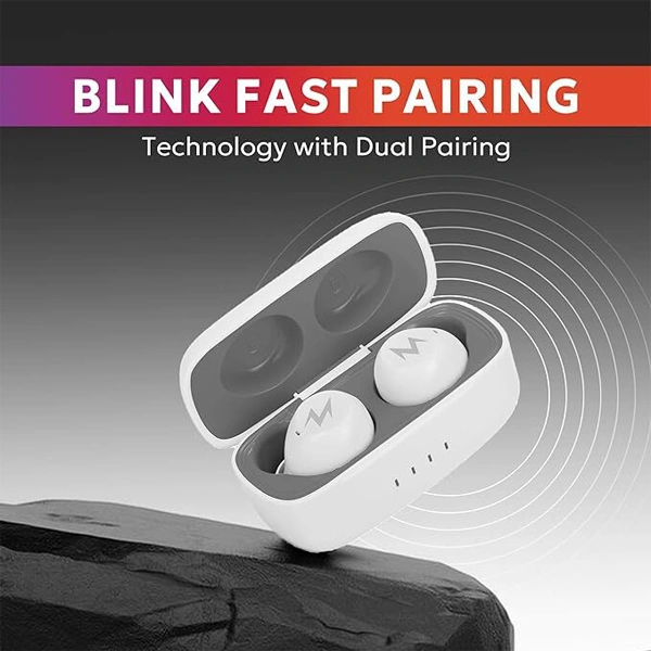 Tempt Shock True Wireless Earbuds - White - White