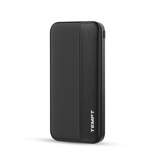 Tempt Storm 10000mAh Powerbank - Black, White