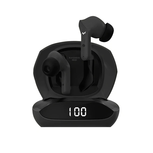Tempt Thunder True Wireless Earbuds - Black - Black
