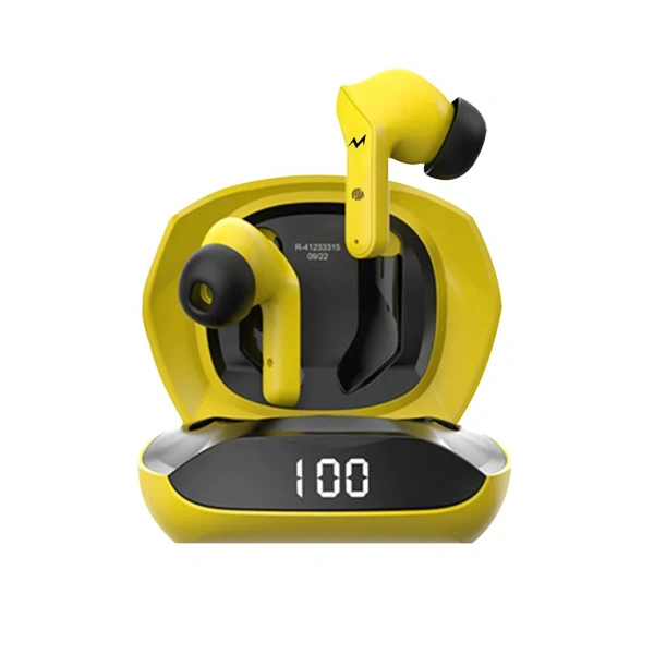 Tempt Thunder True Wireless Earbuds - Yellow - Yellow