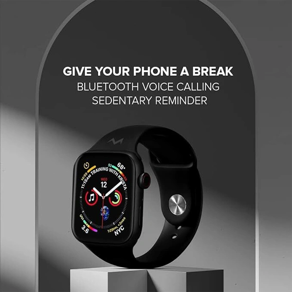 Tempt Verge Smartwatch - Black - Black