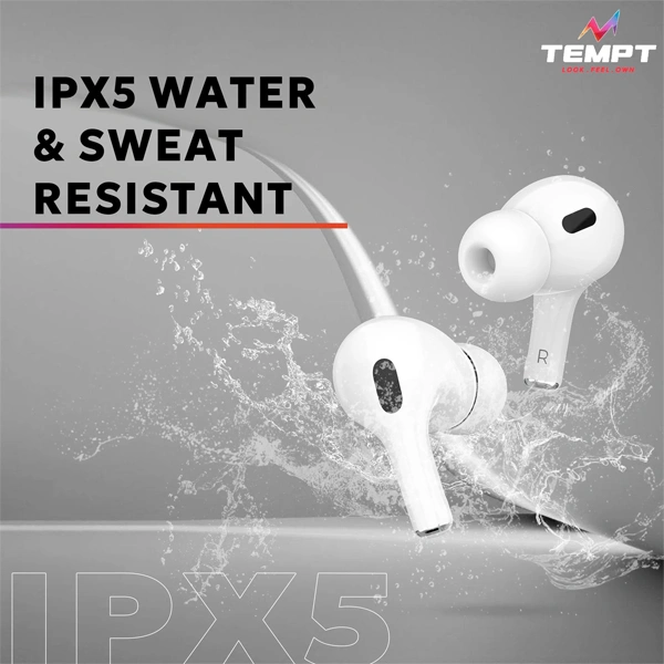 Tempt Wave Pro2 True Wireless Earbuds - White