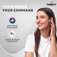 Tempt Wave True Wireless Earbuds - Black - Black