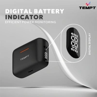 Tempt Wave True Wireless Earbuds - Black - Black