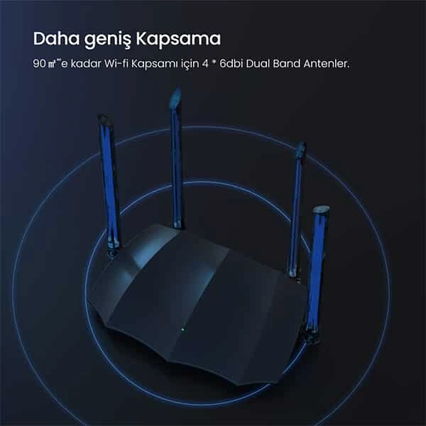 Tenda AC8 AC1200 MU-MIMO Wireless Gigabit Router