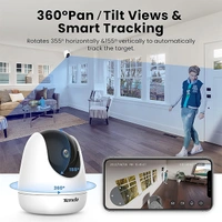 Tenda CP3 Security Pan/Tilt Smart 360° All-Round Vision Camera - Boomin Black, Grand Green