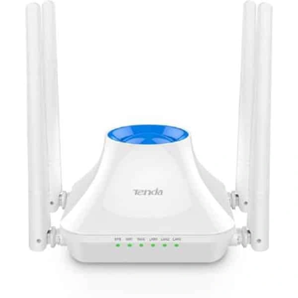 Tenda F6 Wireless N300 Wi-Fi Router - White, New