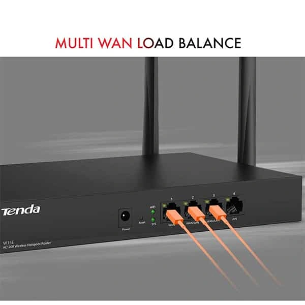 Tenda W15E V2 AC1200 Wireless Hotspot WiFi Router
