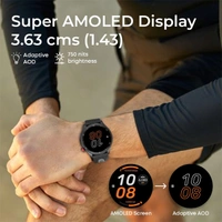 Titan Celestor Smartwatch With 1.43” AMOLED Display - Blue - Blue