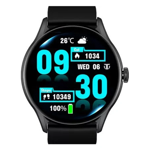 Titan Evoke BT Calling Smart Watch with 1.43" AMOLED - Black - Black