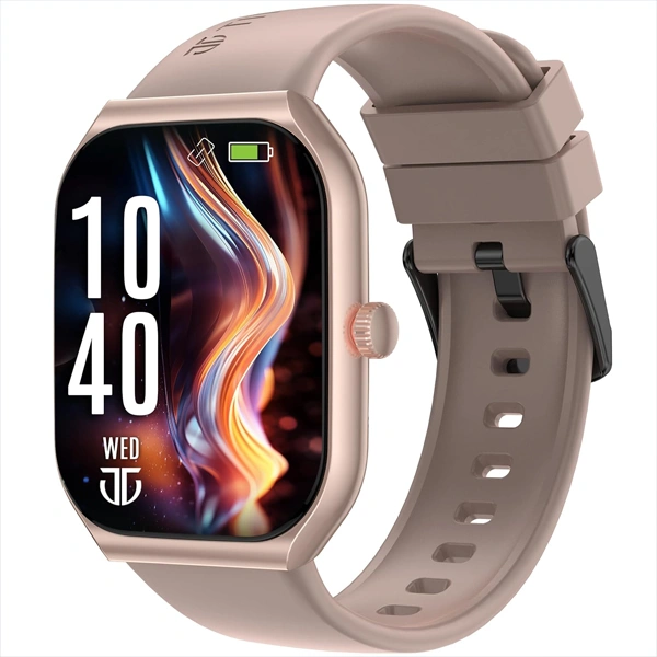Titan Smart 3 Premium Smart Watch With 1.96" Super AMOLED Display - Beige - Beige