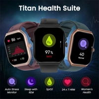 Titan Smart 3 Premium Smart Watch With 1.96" Super AMOLED Display - Teal - Teal