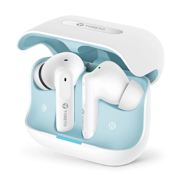 Toreto Air Aqua 2 ENC Wireless Earbuds - White - White