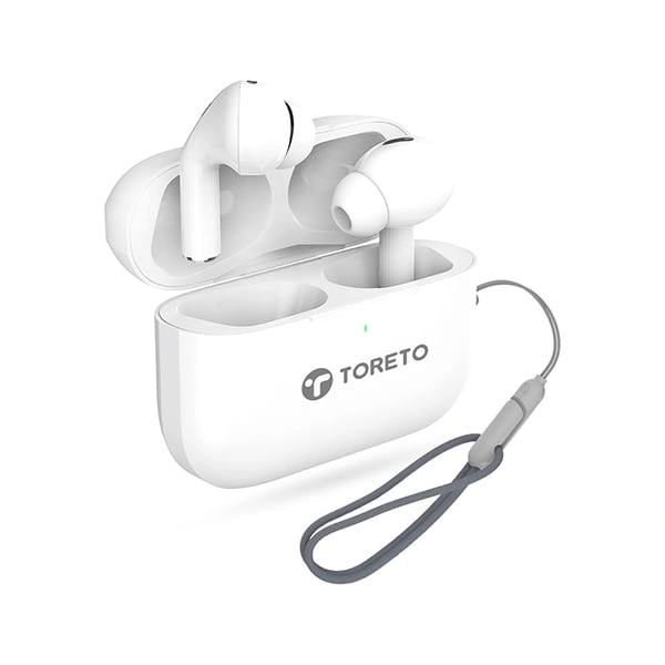 Toreto Air Flex ANC Wireless Earbuds with Wireless Charging