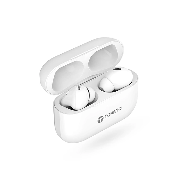 Toreto Air Flex ANC Wireless Earbuds with Wireless Charging