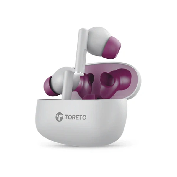 Toreto Air Tune Wireless Earbuds - Grey - Grey