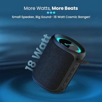 Toreto Cosmo 18W Portable Bluetooth Speaker - Black - Black
