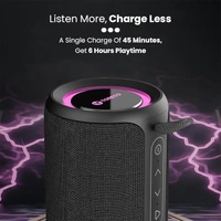 Toreto Cosmo 18W Portable Bluetooth Speaker - Black - Black