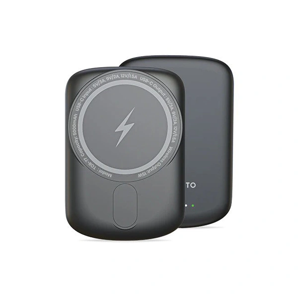 Toreto Eon Mag TOR-77 Magnetic Wireless Powerbank - Black
