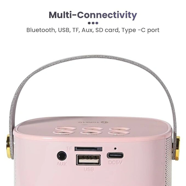 Toreto Jukebox Wireless Bluetooth Speaker - White - White