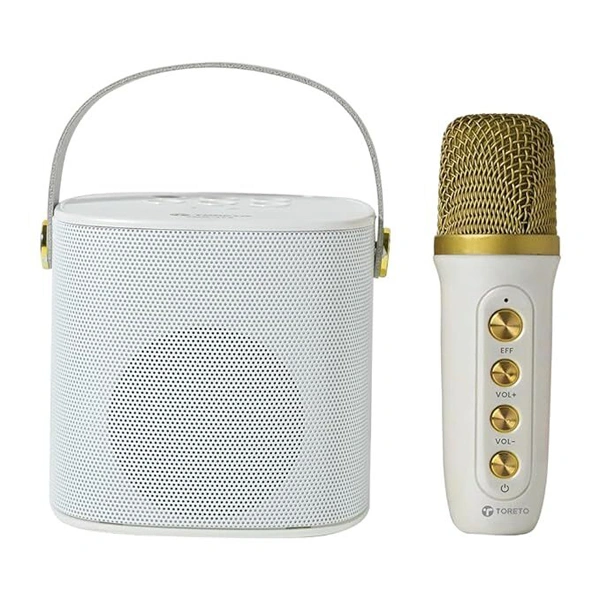 Toreto Jukebox Wireless Bluetooth Speaker - White - White