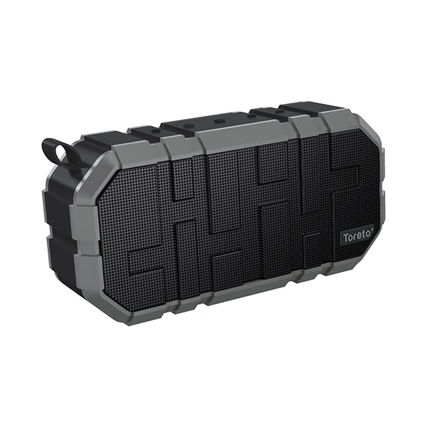 Toreto TOR-325 Boom+ 10W Portable Bluetooth Speaker - Grey - Grey