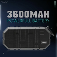 Toreto TOR-325 Boom+ 10W Portable Bluetooth Speaker - Grey - Grey