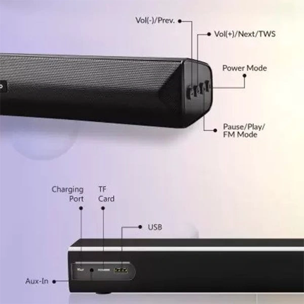 Toreto TOR-327 Sound Blast 16W Sound Bar