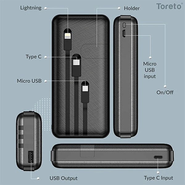 Toreto Trinity+ 20000 mAh Powerbank