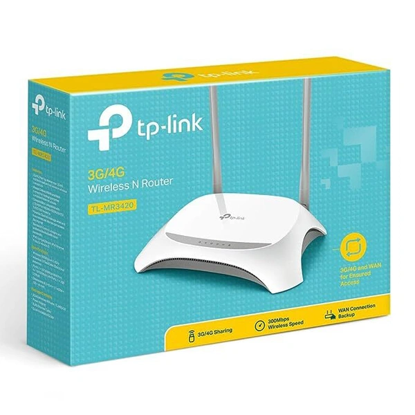 TP-Link TL-MR3420 300 Mbps 2.4GHz 3G/4G Wi-Fi Router