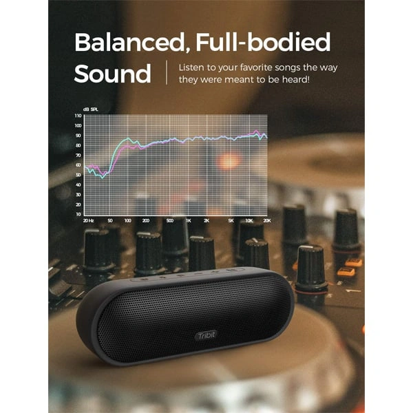 Tribit MaxSound Plus 24W Bluetooth Wireless Speakers - Blue - Blue