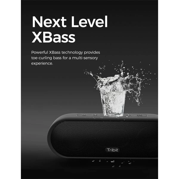 Tribit MaxSound Plus 24W Bluetooth Wireless Speakers - Blue - Blue