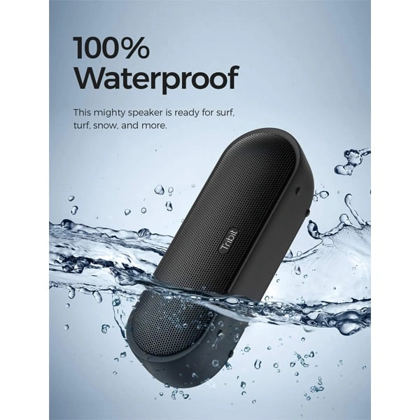 Tribit MaxSound Plus 24W Bluetooth Wireless Speakers - Blue - Blue